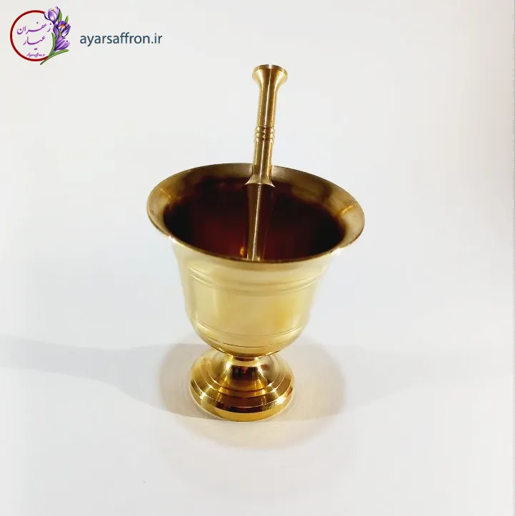 خرید هاون برنجی زعفران کوب منیاتوری